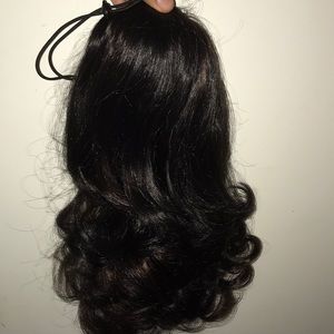 Pretty Curly Drawstring Ponytail